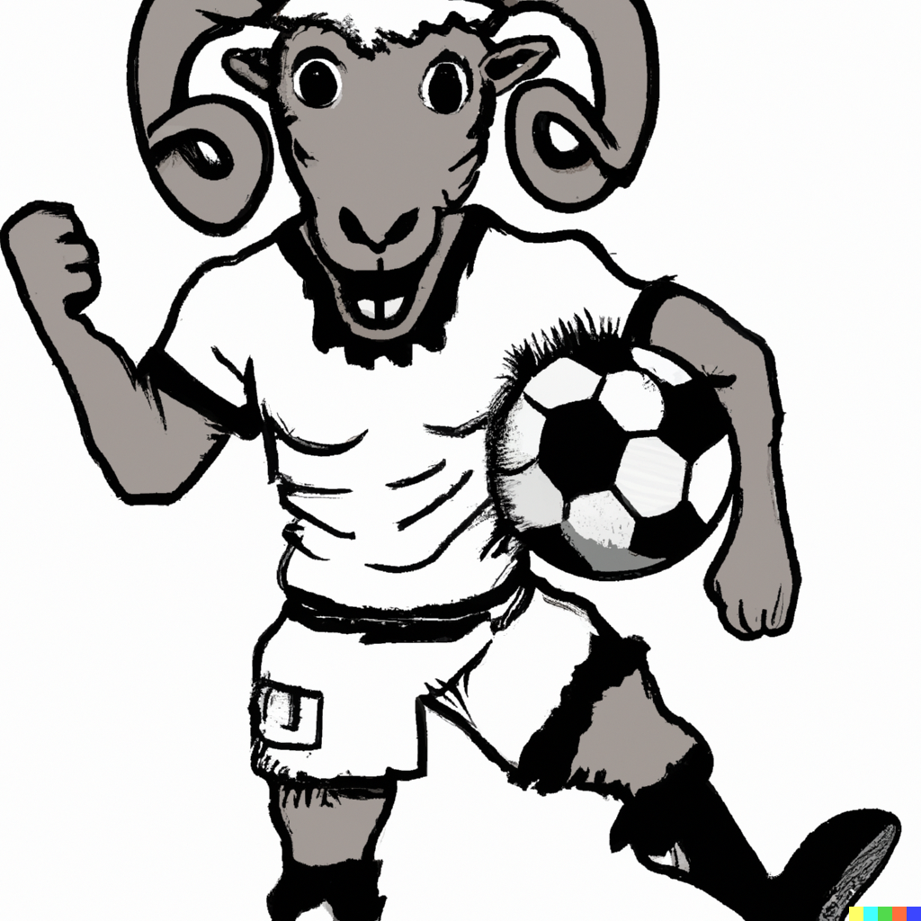 A Football Ram No. 3