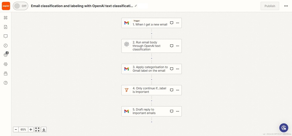 zapier-gmail-classification